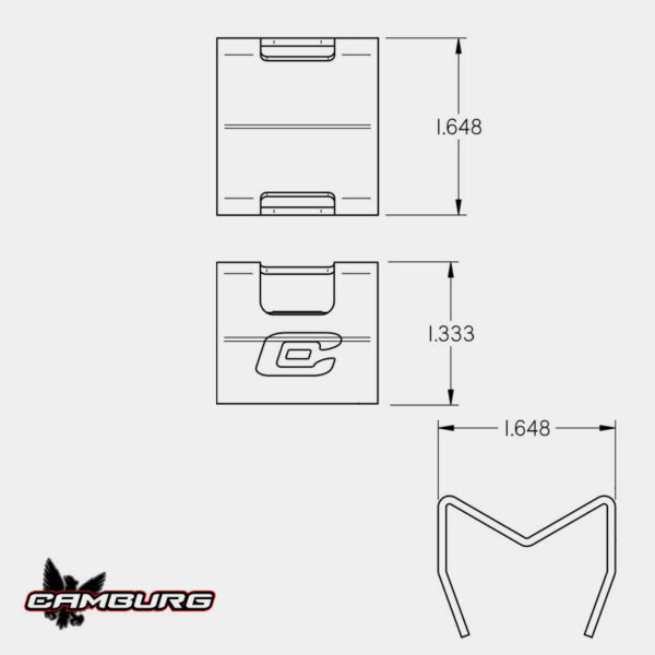 Camburg Universal 4130 Mounts - Image 3