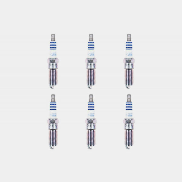 Ford Performance GT Ecoboost Cooler Iridium Spark Plugs, Complete Set -6pcs Gapped .028"