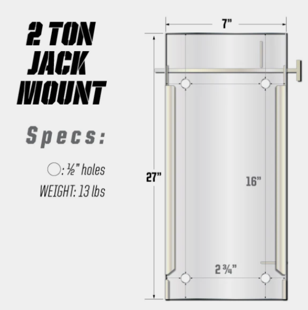 2 TON BIG WHEEL "THE BEAST" MOUNT 2.0 - Image 4