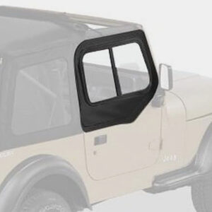 Bestop Black Denim Upper Door Sliders