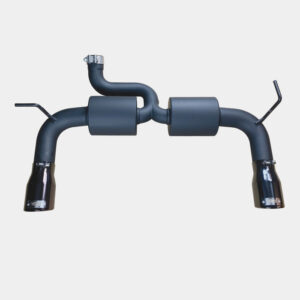 Injen Dual Exhaust System (Black) - SES5004BLK