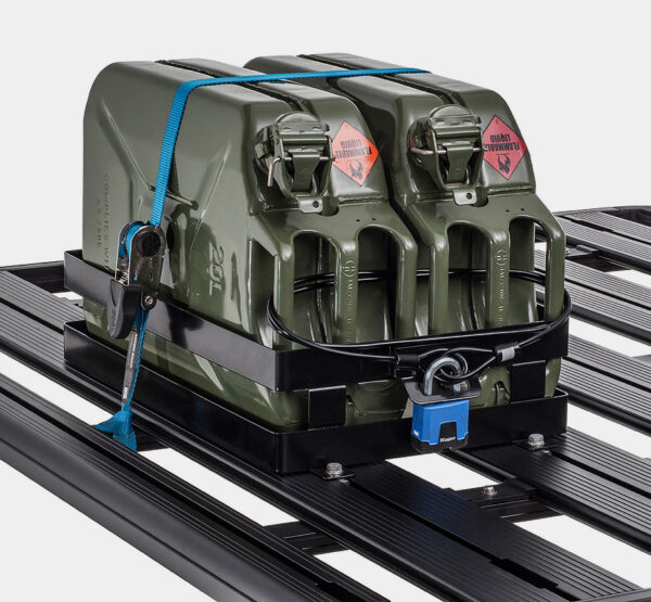 Rhino Rack  Double Horizontal Jerry Can Holder