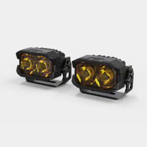 Morimoto 2Banger NCS LED Pod (Spot/Yellow)(Pair) (BAF105)