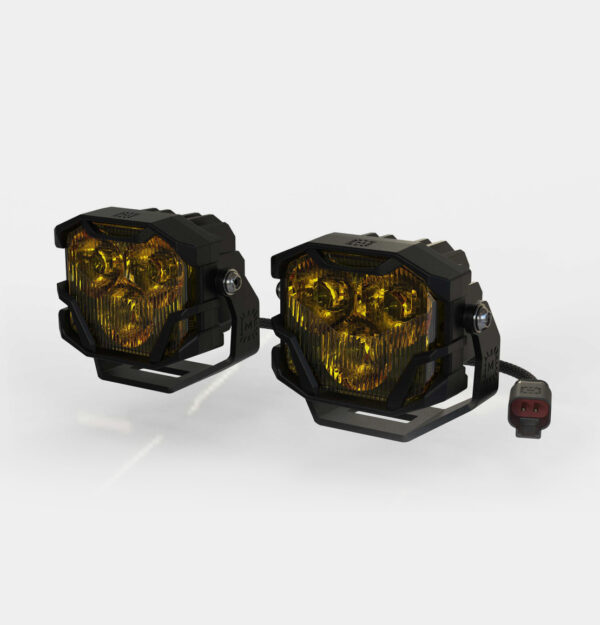 Morimoto 4Banger NCS LED Pods (Combo / Yellow) (BAF004)