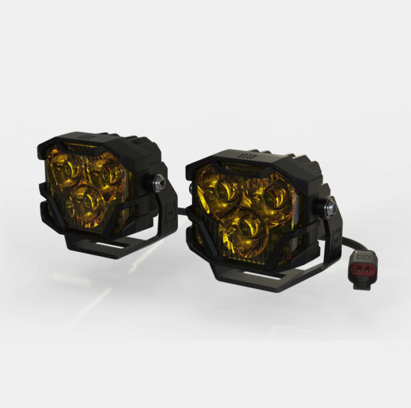 Morimoto 4Banger NCS LED Pods (Spot / Yellow) (BAF002)