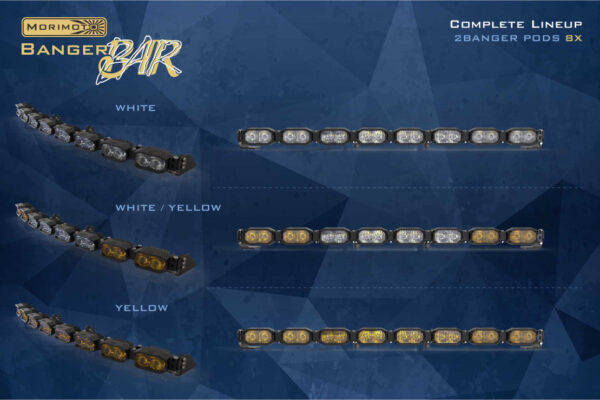 "Morimoto Single Row BangerBar Off Road LED light bar:8 POD/31.5 "" (BAR-1ROW-015 )" - Image 7