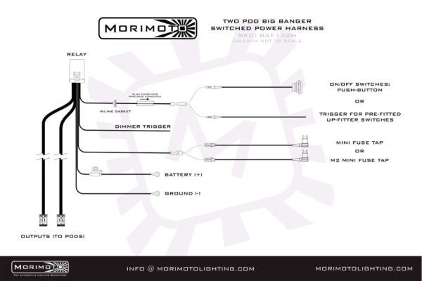 Morimoto Switched Power Harness: BigBanger (2x Pods) (BAF132H) - Image 5