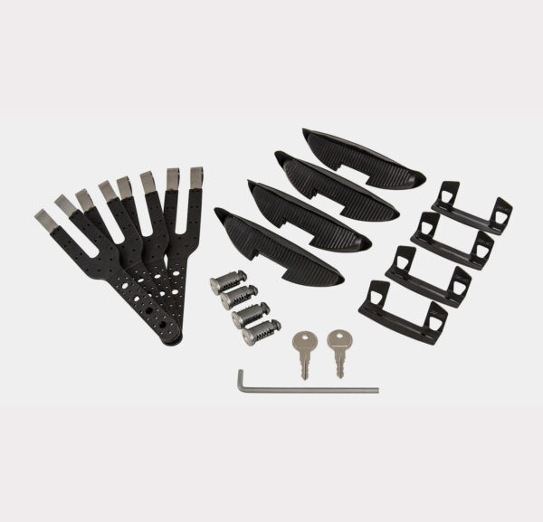 Rhino-Rack Stealthbar Hardware Kit Stealthbar Hardware Kit (Short Strap / Custom Rubber)