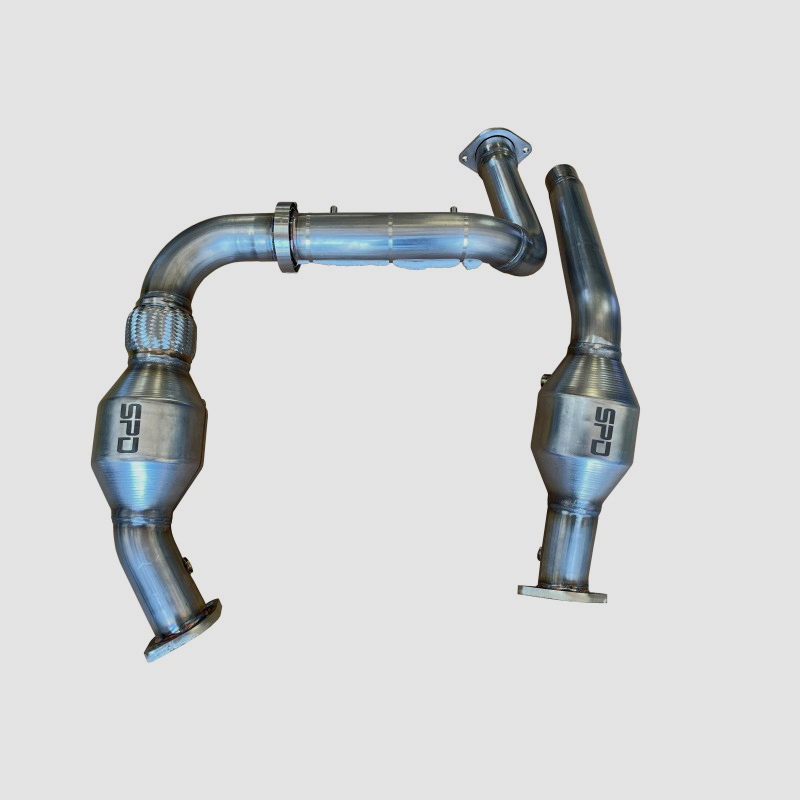 SPD 2021 - 2023 GEN3 Ford 3.5L Raptor Alpha Catted Downpipes - Image 5