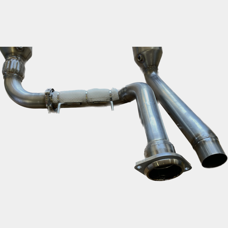 SPD 2021 - 2023 GEN3 Ford 3.5L Raptor Alpha Catted Downpipes - Image 3