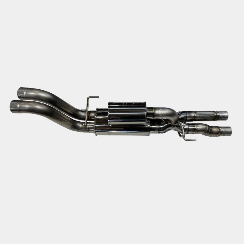 SPD 2017-20 GEN2 RAPTOR / LIMITED F-150 304SS 3" HX SERIES Helmholtz Resonated Muffler Upgrade